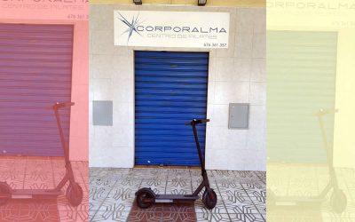 Ven a Pilates en patinete